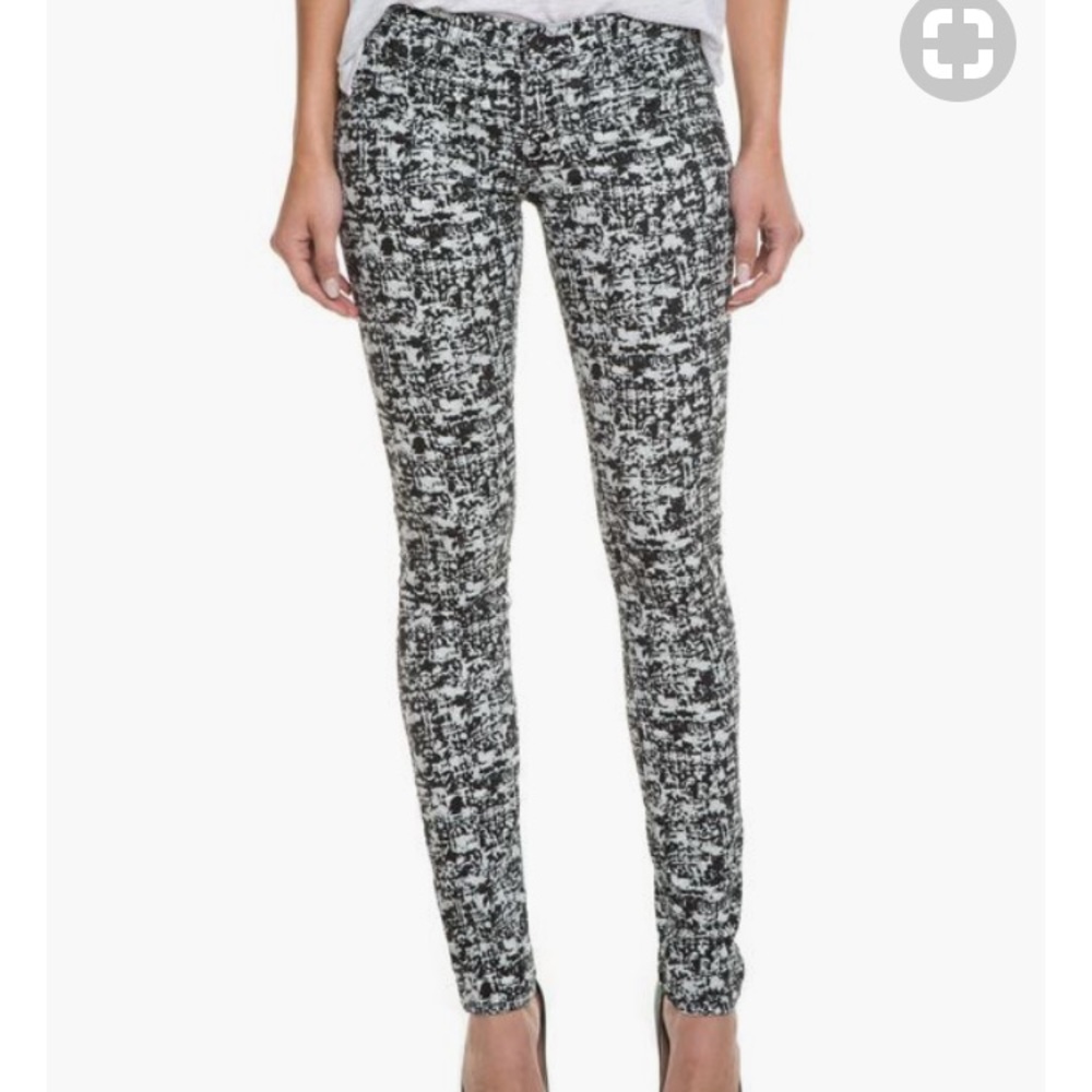 AG Jeans super skinny "The Legging" black & white